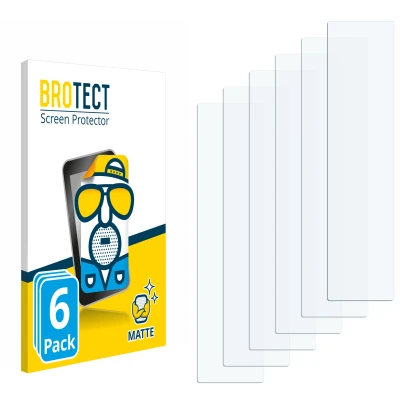 Front side of a product packaging with the brand logo BROTECT. Next to it is the corresponding screen protector.