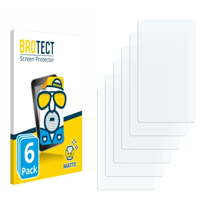 Front side of a product packaging with the brand logo BROTECT. Next to it is the corresponding screen protector.