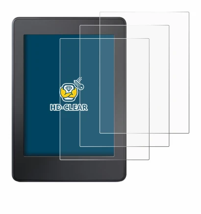 Image of the device Amazon Kindle Paperwhite 2015 (7th Gen.) with a wide variety of screen protectors.