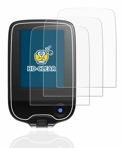 Image of the device Freestyle Libre with a wide variety of screen protectors.
