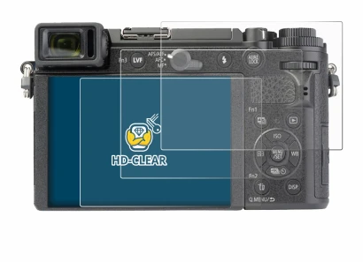 Image of the device Panasonic Lumix DC-GX9 with a wide variety of screen protectors.