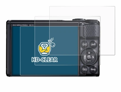 Image of the device Canon PowerShot SX740 HS with a wide variety of screen protectors.