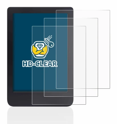 Image of the device Tolino Shine 3 with a wide variety of screen protectors.