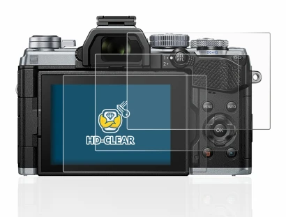 Image of the device Olympus OM-D E-M5 Mark III with a wide variety of screen protectors.