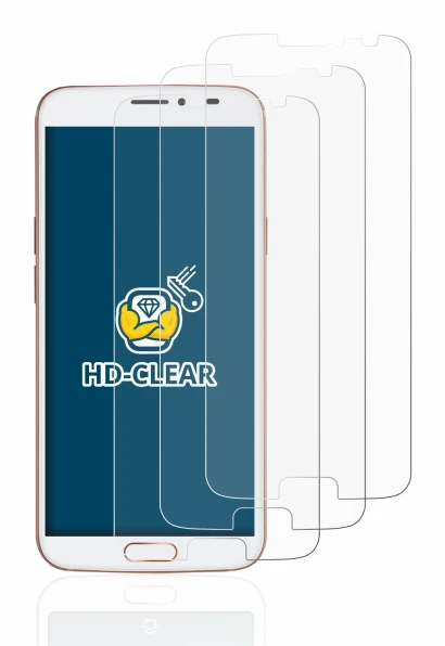 Image of the device Doro 8080 with a wide variety of screen protectors.