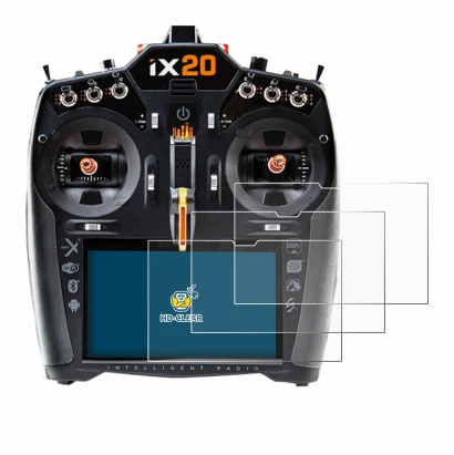 Image of the device Spektrum iX20 with a wide variety of screen protectors.