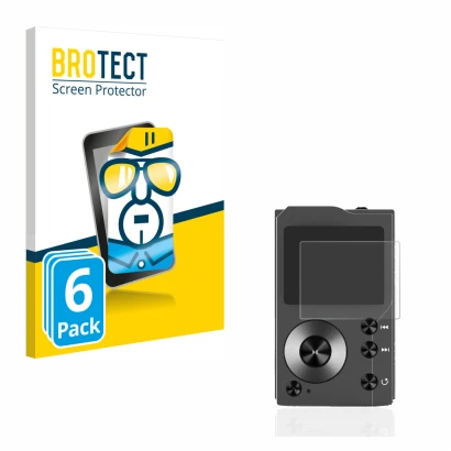 Front side of a product packaging with the brand logo BROTECT. Next to it is the device Surfans F20 shown with the correspondi