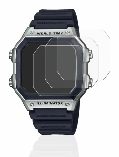 Image of the device Casio AE-1200WH with a wide variety of screen protectors.