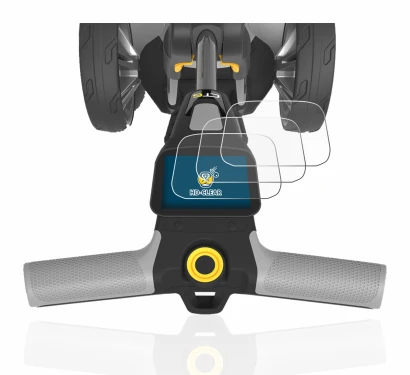 Image of the device PowaKaddy CT6 with a wide variety of screen protectors.