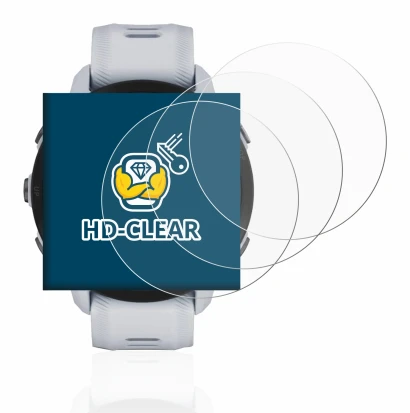 Image of the device Garmin Forerunner 955 Solar with a wide variety of screen protectors.