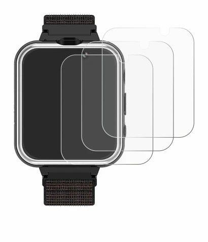 Image of the device Pthtechus X32 with a wide variety of screen protectors.