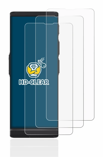 Image of the device Vasco Translator V4 with a wide variety of screen protectors.