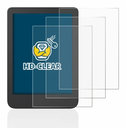 Image of the device Tolino Shine 4 with a wide variety of screen protectors.