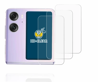 Image of the device Oppo Find N2 Flip (Back display) with a wide variety of screen protectors.