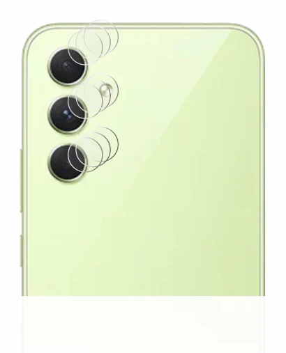 Image of the device Samsung Galaxy A54 5G (ONLY Camera Lens) with a wide variety of screen protectors.