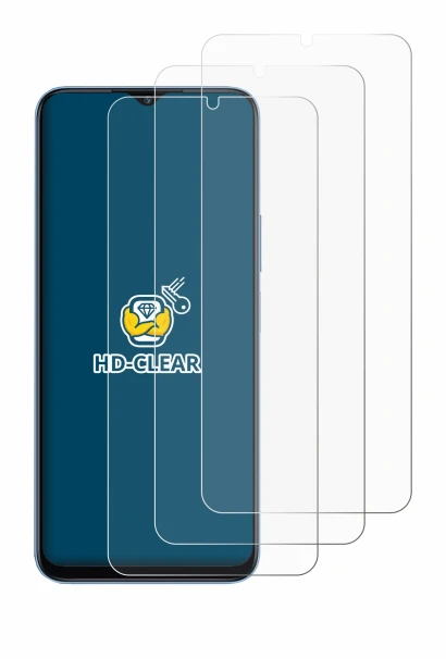 Image of the device Honor 70 Lite with a wide variety of screen protectors.