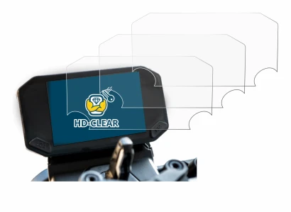 Image of the device VOGE 350 AC with a wide variety of screen protectors.