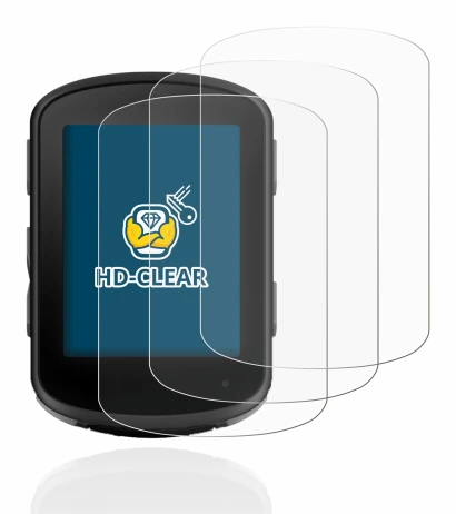 Image of the device Garmin Edge 840 with a wide variety of screen protectors.