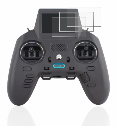 Image of the device Radiomaster Zorro with a wide variety of screen protectors.