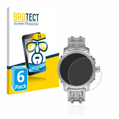 Front side of a product packaging with the brand logo BROTECT. Next to it is the device Diesel Griffed (45,5 mm) shown with th