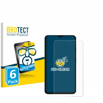Front side of a product packaging with the brand logo BROTECT. Next to it is the device Oscal C70 shown with the corresponding