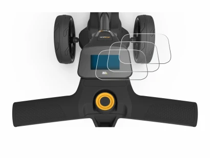 Image of the device PowaKaddy FX3 with a wide variety of screen protectors.