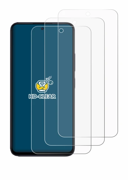 Image of the device Xiaomi Redmi 12 with a wide variety of screen protectors.