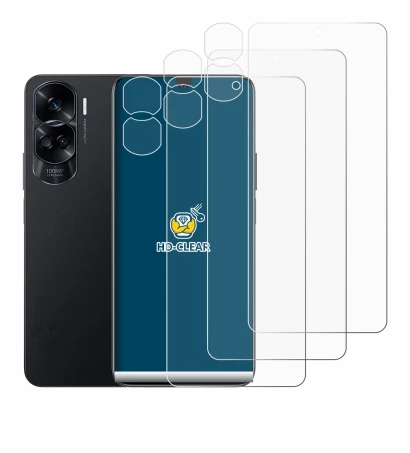 Image of the device Honor 90 Lite (Front+Camera) with a wide variety of screen protectors.