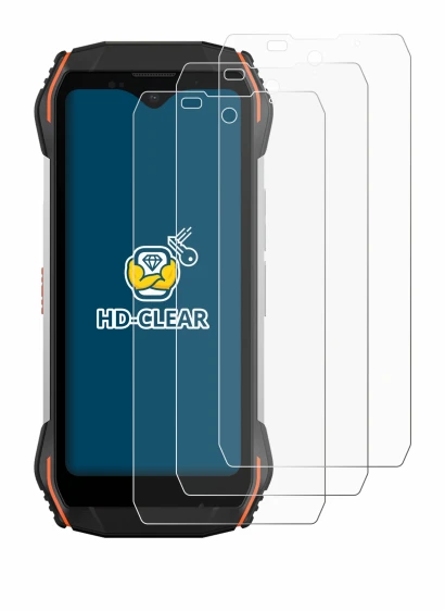 Image of the device Blackview N6000 with a wide variety of screen protectors.