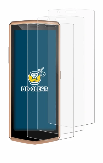 Image of the device Cubot Pocket 3 with a wide variety of screen protectors.