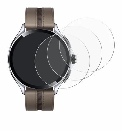 Image of the device Xiaomi Watch 2 Pro with a wide variety of screen protectors.