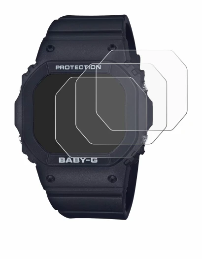 Image of the device Casio Baby-G BGD-565 with a wide variety of screen protectors.