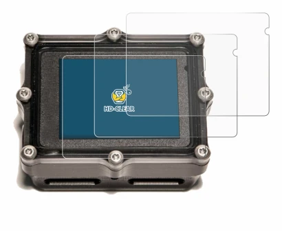 Image of the device Shearwater Petrel 2 dive computer with a wide variety of screen protectors.