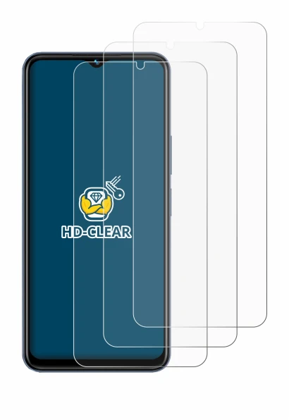 Image of the device Vivo Y22s with a wide variety of screen protectors.