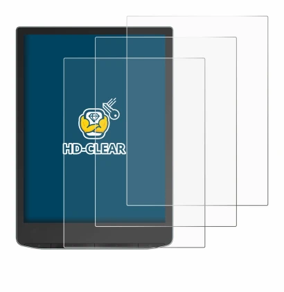 Image of the device PocketBook InkPad Color 3 with a wide variety of screen protectors.