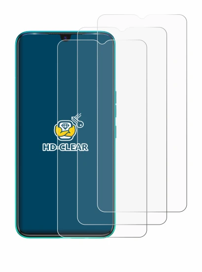 Image of the device Tecno Spark 7 with a wide variety of screen protectors.