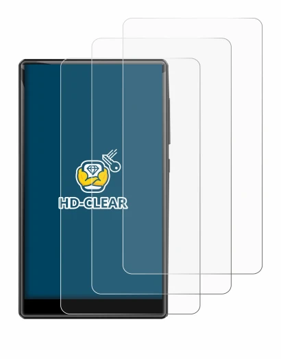 Image of the device innioasis G1-80G with a wide variety of screen protectors.