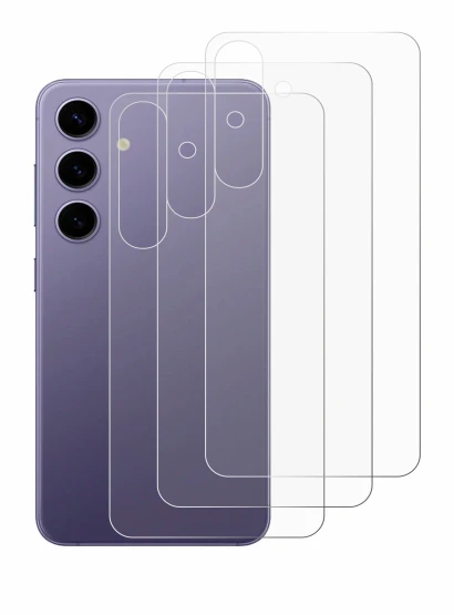 Image of the device Samsung Galaxy S24 (Back) with a wide variety of screen protectors.