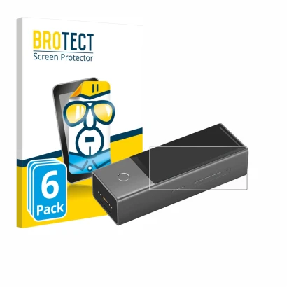 Front side of a product packaging with the brand logo BROTECT. Next to it is the device Timekettle X1 shown with the correspon