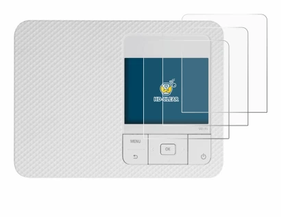 Image of the device Canon Selphy CP1500 with a wide variety of screen protectors.