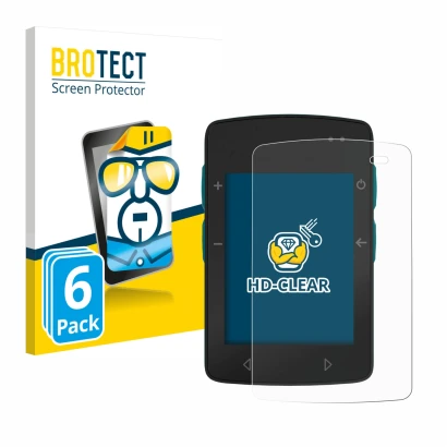 Front side of a product packaging with the brand logo BROTECT. Next to it is the device TwoNav Roc shown with the correspondin
