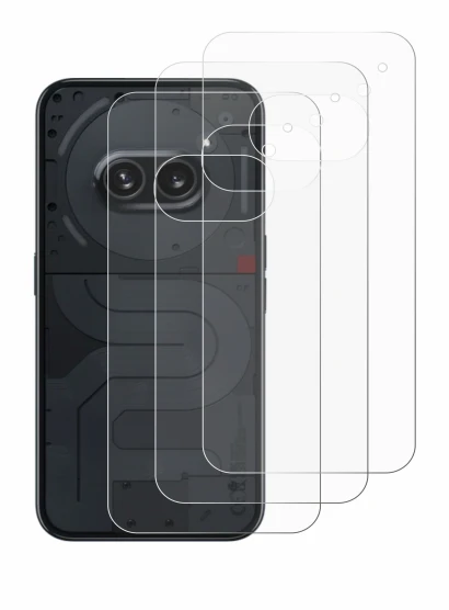 Image of the device Nothing Phone (2a) (Back) with a wide variety of screen protectors.