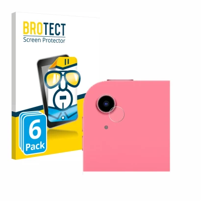 Front side of a product packaging with the brand logo BROTECT. Next to it is the device Apple iPad 10.9" 2022 (ONLY Camera Len