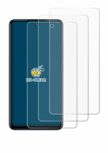 Image of the device Itel S24 with a wide variety of screen protectors.