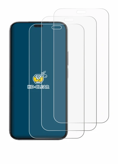 Image of the device Honor 200 Lite with a wide variety of screen protectors.