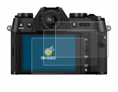Image of the device Fujifilm X-T50 with a wide variety of screen protectors.