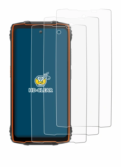 Image of the device Blackview Oscal Pilot 2 with a wide variety of screen protectors.