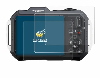 Image of the device Ricoh Pentax WG-1000 with a wide variety of screen protectors.