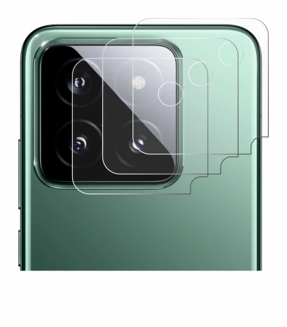 Image of the device Xiaomi 14 (ONLY Camera Lens) with a wide variety of screen protectors.