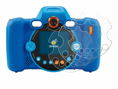 Image of the device Vtech Kidizoom Duo FX with a wide variety of screen protectors.